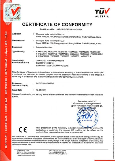  CE (Machine à briqueter YKBM)   